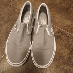 VANS Gray. Size 8 Men's, 9.5 women's.  Like new.